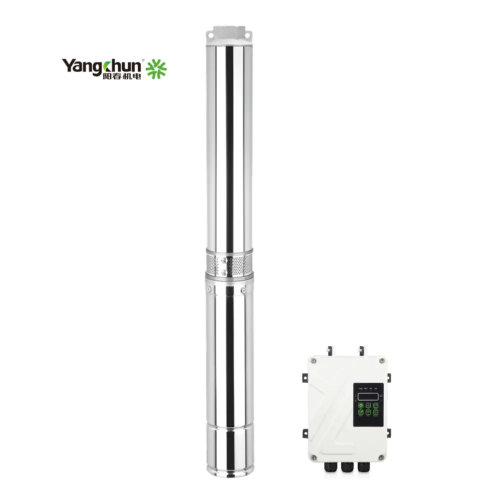 Yangchun Electric Motor Solar Water Pump Series - 4TY4-21/5 | 4TY4-30/6 | 4TY4-42/9 | 4TY4-62/11 | 4TY4-92/16 | 4TY4-125/22