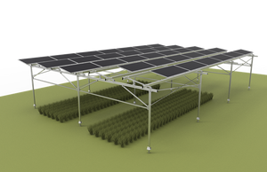 Sistem Pemasangan Grace Solar GS-Smart Farm Sistem Pemasangan Tipe Datar (Aluminium)