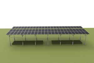 Solusi Sistem Pemasangan Pertanian Grace Solar GS-Smart Sistem Pemasangan Pertanian Tipe Lereng (Baja Karbon)
