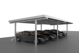 Sistem Pemasangan Carport Grace Solar GS-Solar Tipe II (Aluminium)
